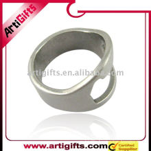 Stainless Steel Ring with bottle opener shape